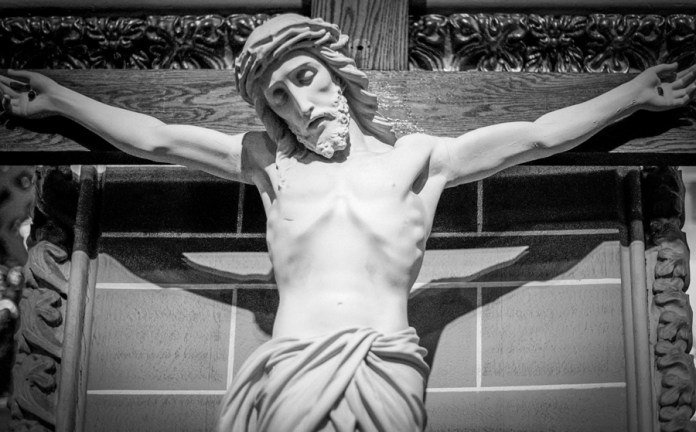 Christ on Cross (St. Peter's Church, Rome, NY). Photo by Francis DiClemente.