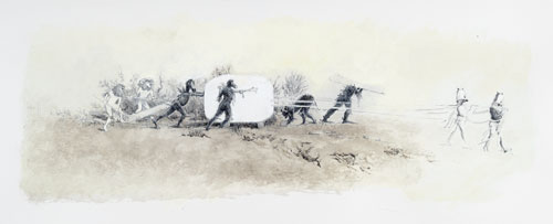 Moving the Buffalo, 2012. Locks Gallery