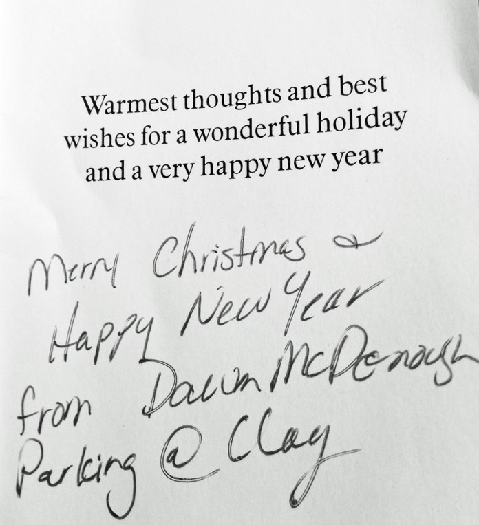 Christmas Card Greeting.