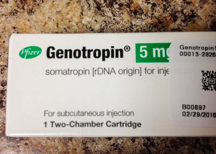 Genotropin, a current form of growth hormone.