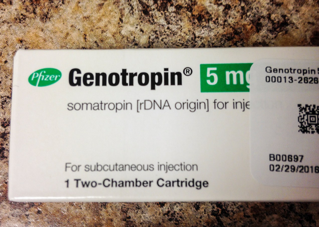 Genotropin, a current form of growth hormone.