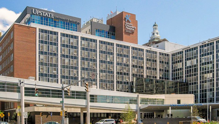 Upstate University Hospital. Photo by DASonnenfeld.