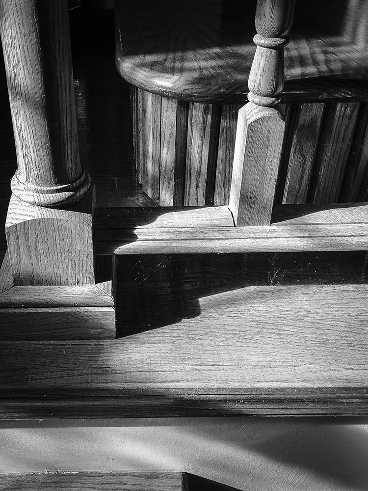 Banister Sunlight (Photo by Francis DiClemente)