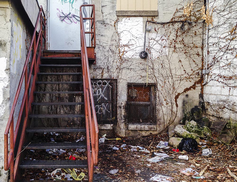 Staircase in Alley (Photo by Francis DiClemente)