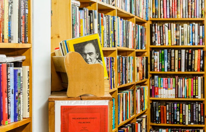 Interior of Books End bookstore in Syracuse.