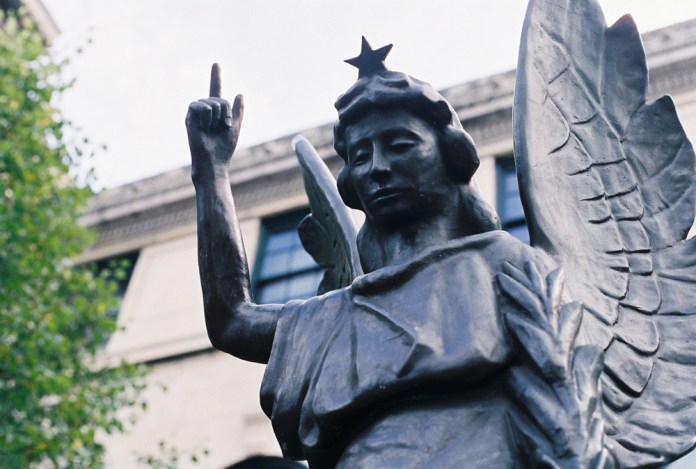 Thomas Wolfe Memorial Angel, Asheville, NC (Photo by Francis DiClemente)